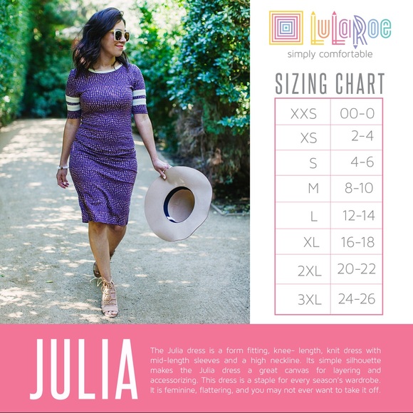 XXS LuLaRoe Julia dress - Picture 3 of 3